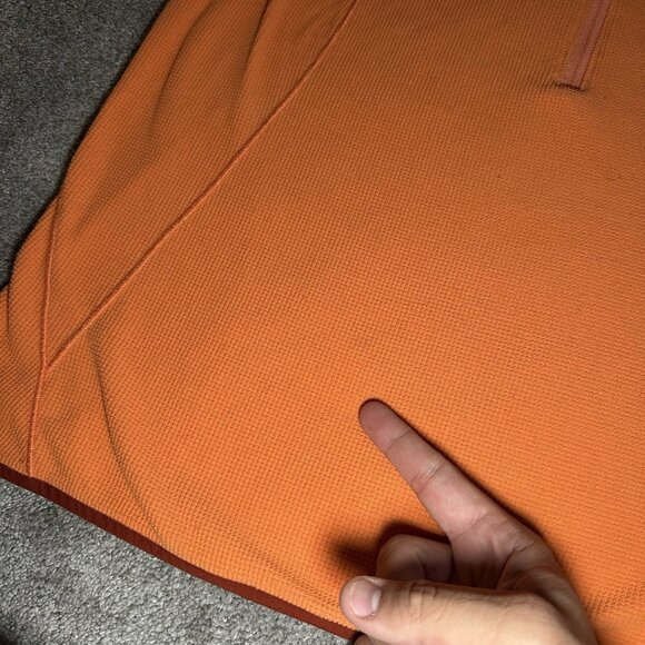 Arc’teryx Delta LT Zip Neck Polartec Waffle Fleece Womens XL Half 1/2 Zip Jacket - Picture 5 of 14